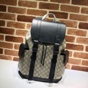 replica gucci large web backpack beige