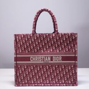replica dior tote book red print