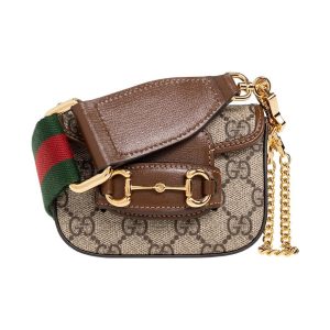 gucci horse buckle 1955 letter wallet crossbody bag women’s