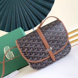 replica goyard belvedere brown