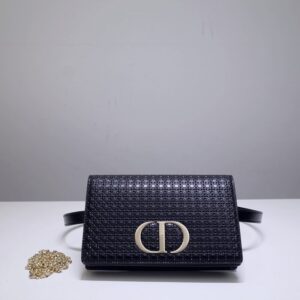 replica dior 30 montaigne pouch black