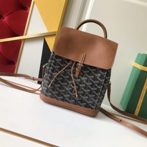 replica goyard alpi mini backpack brown