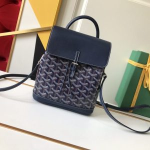 replica goyard alpi mini backpack dark blue