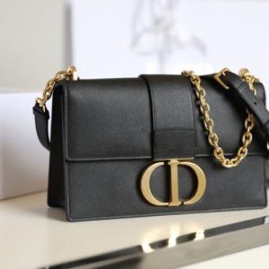replica dior 30 montaigne black grain