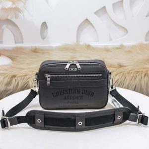 replica dior safari bag with strap black