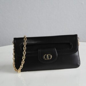 replica dior double bag black