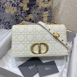 replica dior caro bag white