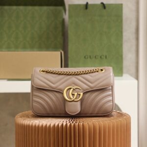 replica gucci gg marmont medium nude