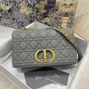 replica dior caro bag grey