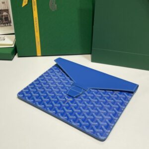 replica goyard camond pouch blue