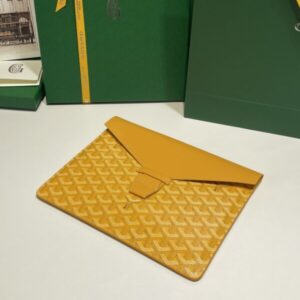 replica goyard camond pouch yellow