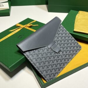 replica goyard camond pouch grey