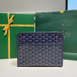 replica goyard jouvence toiletry bag dark blue