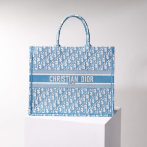replica dior tote book cd light blue