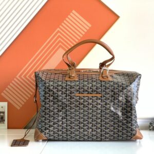 replica goyard bowling 45 bag brown