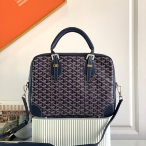 replica goyard ambassade briefcase dark blue