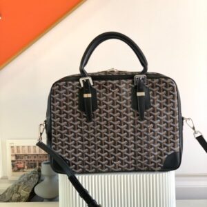 replica goyard ambassade briefcase dark brown