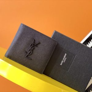 replica yves saint laurent bifold man wallet