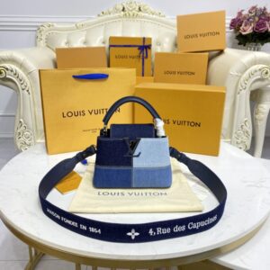 replica loius vuitton capucines denim