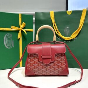 replica goyard saigon souple mini red
