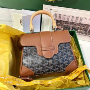 replica goyard saigon souple mini brown