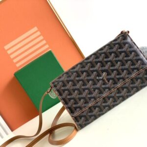 replica goyard varenne continental wallet brown
