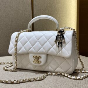 replica chanel cf 20 cm lion white