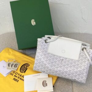 replica goyard rouette souple white