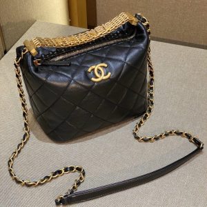 replica chanel 22s hobo rhinestone