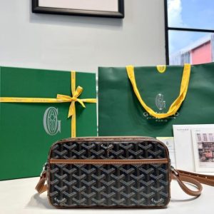 replica goyard cap vert red brown