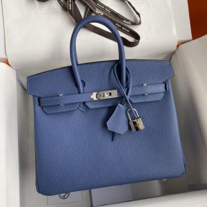replica hermes birkin agate blue