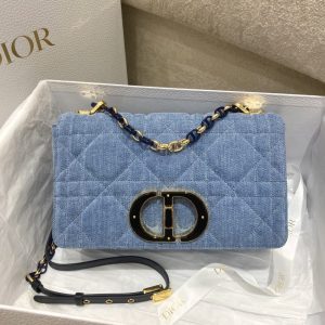 replica dior caro bag denim blue