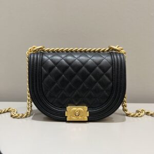 replica chanel le boy semi circular