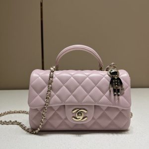 replica chanel cf 20 cm lion pink