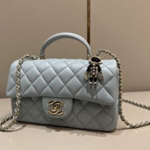replica chanel cf 20 cm lion grey