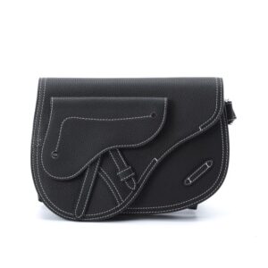 replica dior saddle shoulder bag black