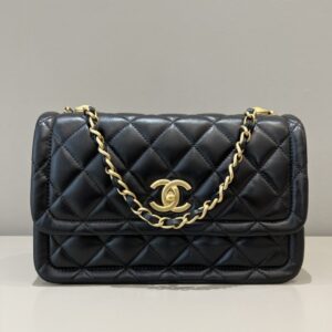 replica chanel tofu bag black