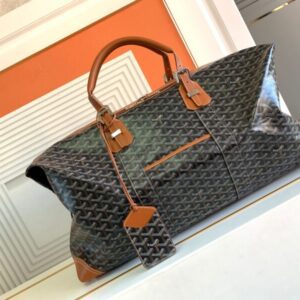 replica goyard bowling 55 bag brown