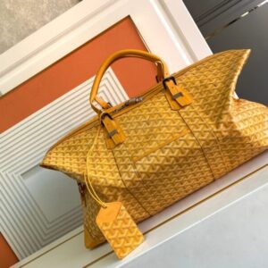 replica goyard bowling 55 bag yellow