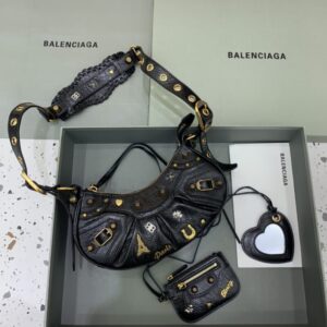 replica balenciaga le cagole black