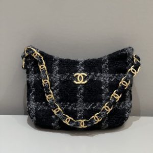 replica chanel 22k woolen hobo