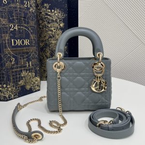 replica lady dior mini cloud grey