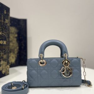 replica dior lady d joy bag blue