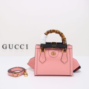 replica gucci diana small tote pink