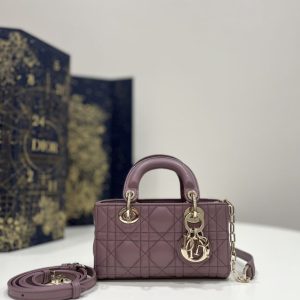 replica dior lady d joy mini bag dark purple