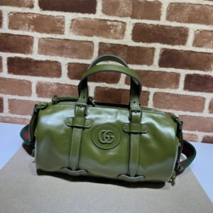 replica gucci luggage bag green