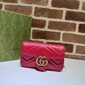 replica gucci matelassé mini red
