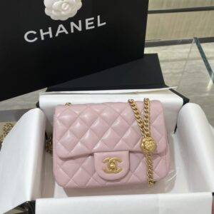 replica chanel 23s camellia square pink