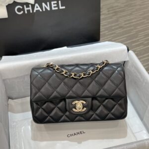 replica chanel classic flap 20cm black