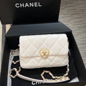 replica chanel 23s love enamel flip bag pink
